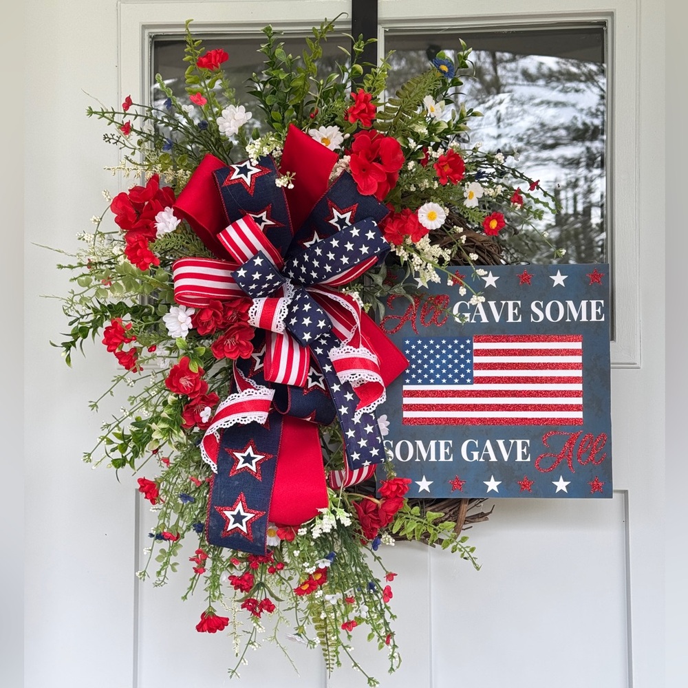 “All Gave Some” Patriotic Wreath